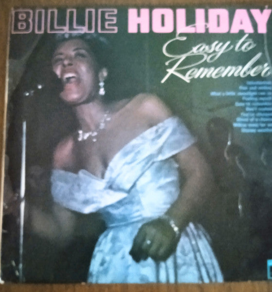 Billie Holiday : Easy To Remember  (LP, Mono)