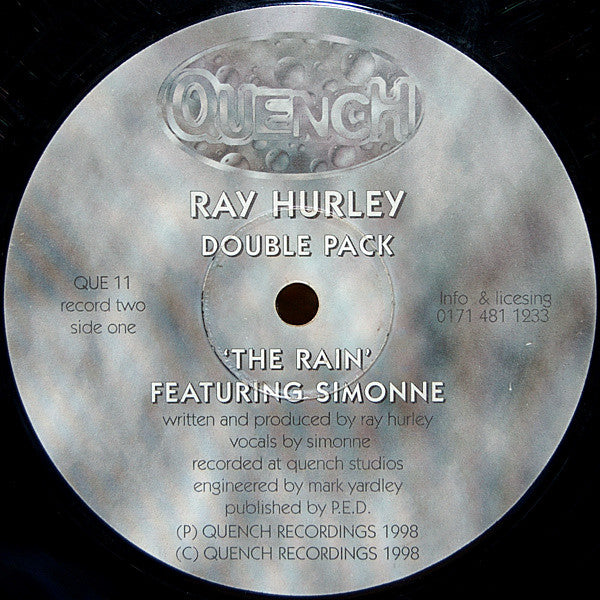 Ray Hurley : Your Love & The Rain (Double Pack) (2x12")