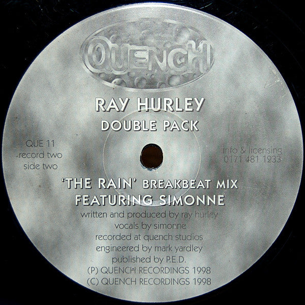 Ray Hurley : Your Love & The Rain (Double Pack) (2x12")