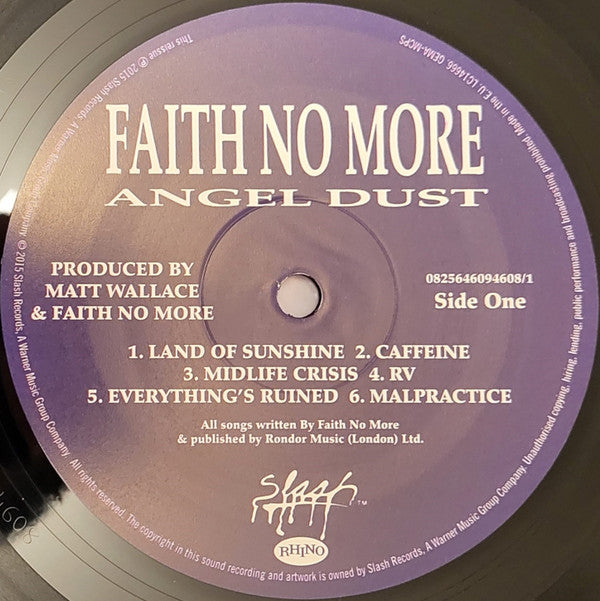 Faith No More ~ Angel Dust (Vinyl) - Djungel & Jazz