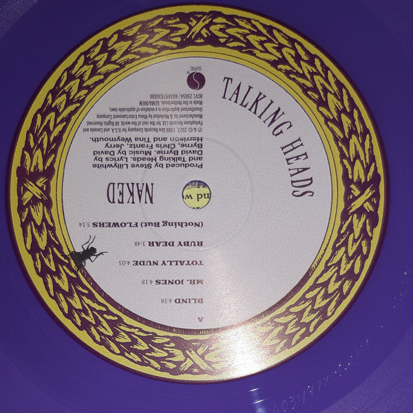 Talking Heads ~ Naked (Vinyl) - Djungel & Jazz
