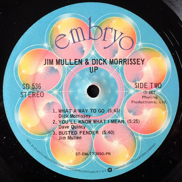 Jim Mullen & Dick Morrissey ~ Up (Vinyl) - Djungel & Jazz