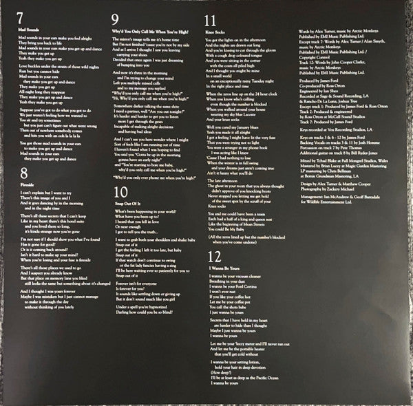 Arctic Monkeys : AM (LP, Album, RE, Gat)