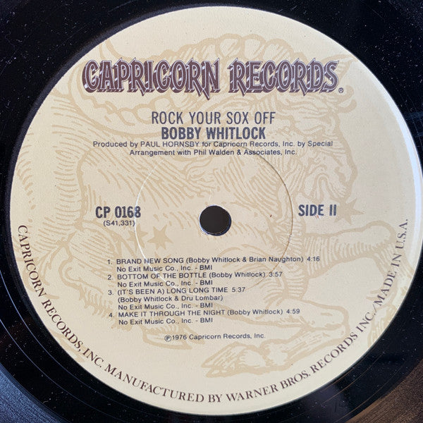 Bobby Whitlock : Rock Your Sox Off (LP, Album, Jac)