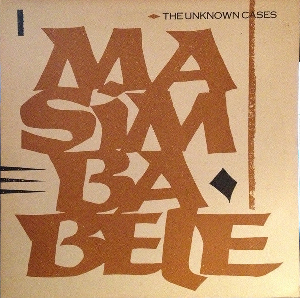 The Unknown Cases ~ Masimba Bele (Vinyl) - Djungel & Jazz