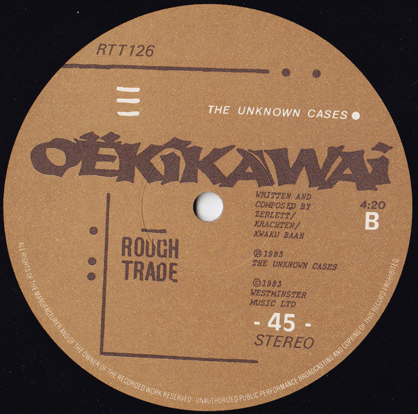 The Unknown Cases ~ Masimba Bele (Vinyl) - Djungel & Jazz