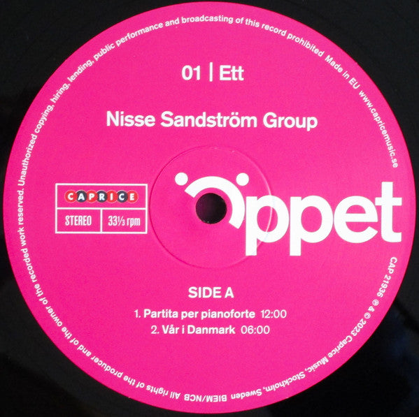 Nisse Sandström Group ~ Nisse Sandström Group (Vinyl) - Djungel & Jazz