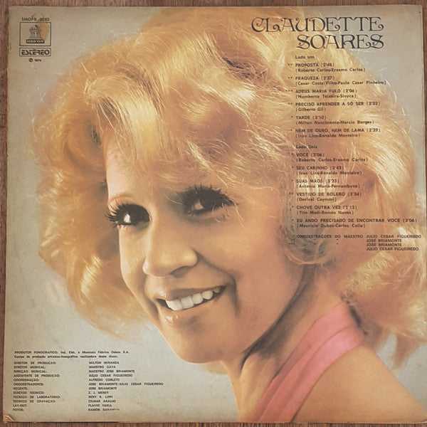 Claudette Soares : Você (LP, Album)