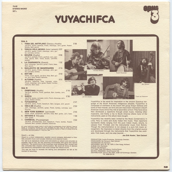 Yuyachifca ~ Yuyachifca (Vinyl) - Djungel & Jazz