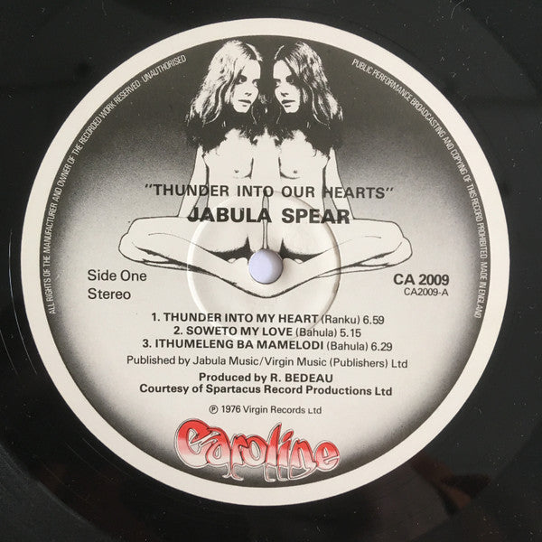 Jabula ~ Thunder Into Our Hearts (Vinyl) - Djungel & Jazz