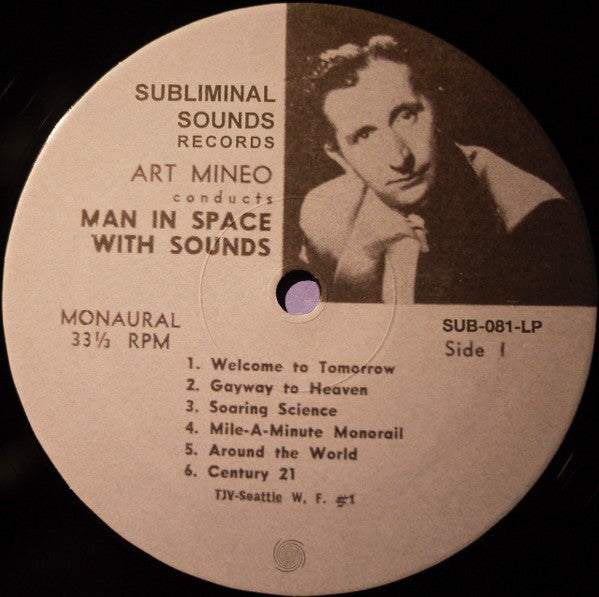Attilio Mineo : Man In Space With Sounds (LP, Album, Ltd, RE)