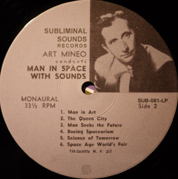 Attilio Mineo : Man In Space With Sounds (LP, Album, Ltd, RE)