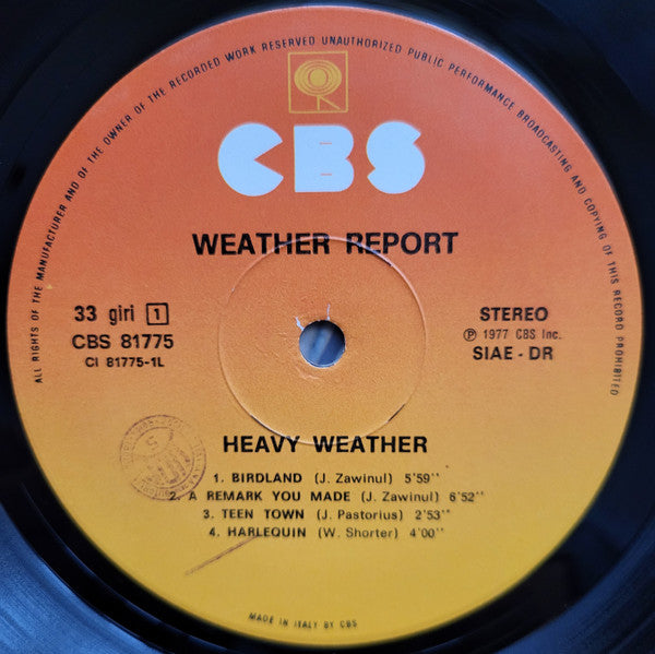 Weather Report : Heavy Weather (LP, Album)