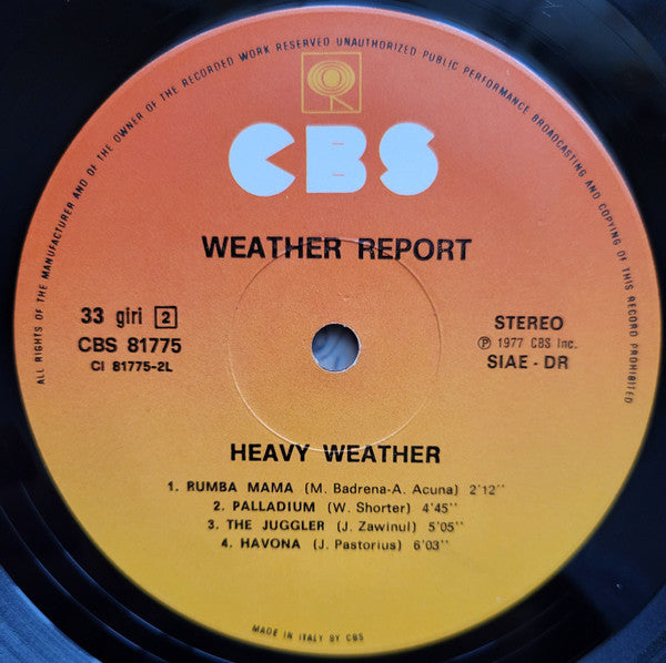 Weather Report : Heavy Weather (LP, Album)