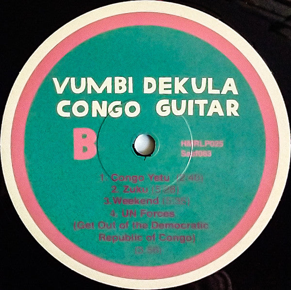 Vumbi Dekula* : Congo Guitar (12", Album, Ltd)
