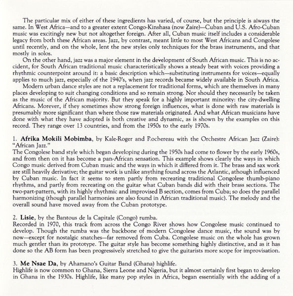 Various ~ Africa Dances (Vinyl) - Djungel & Jazz