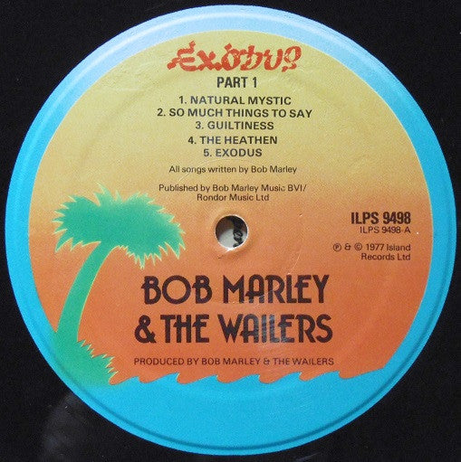 Bob Marley & The Wailers : Exodus (LP, Album, Emb)