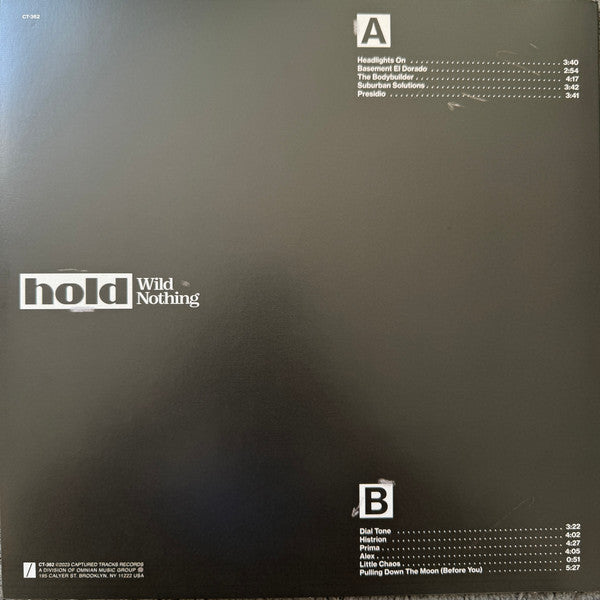 Wild Nothing : Hold (LP, Album, Ltd, Sea)
