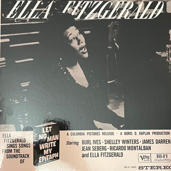Ella Fitzgerald : Ella Fitzgerald Sings Songs From Let No Man Write My Epitaph (LP, Album, RE, RP, 180)