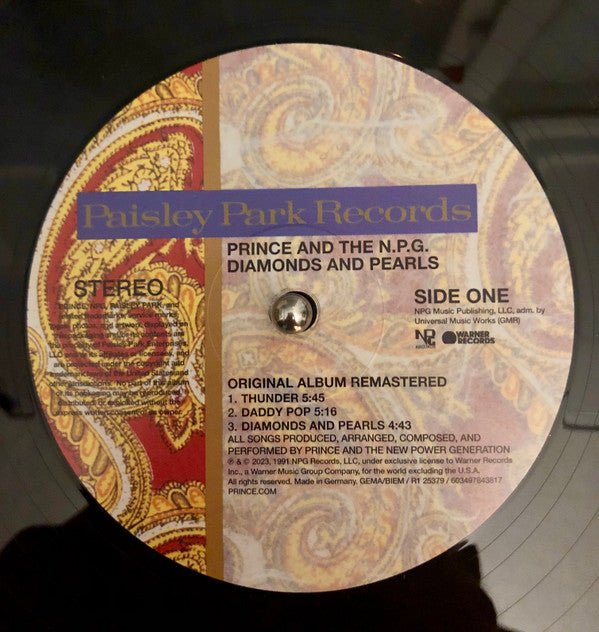 Prince & The New Power Generation ~ Diamonds And Pearls (Vinyl) - Djungel & Jazz