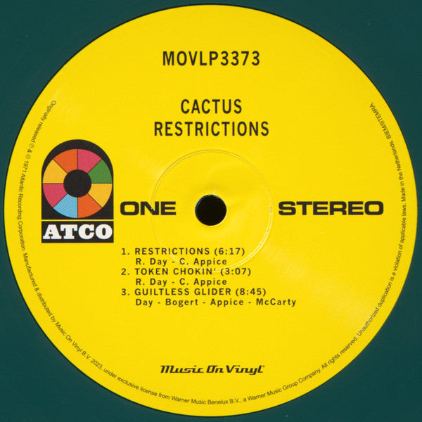 Cactus ~ Restrictions (Vinyl) - Djungel & Jazz