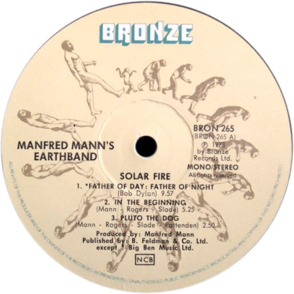 Manfred Mann's Earth Band ~ Solar Fire (Vinyl) - Djungel & Jazz