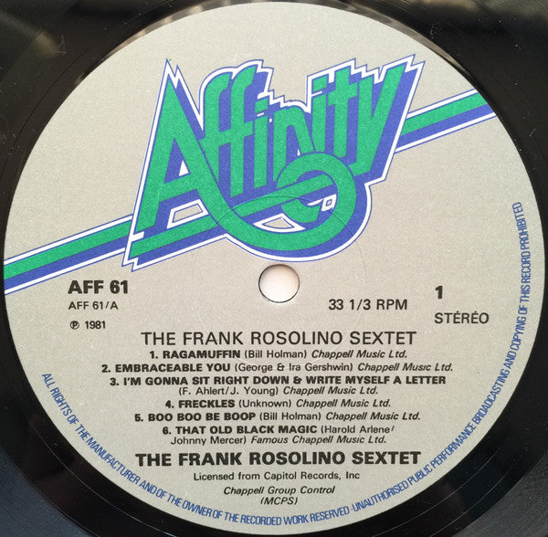Frank Rosolino ~ Frank Rosolino (Vinyl) - Djungel & Jazz