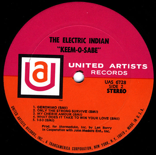 The Electric Indian ~ Keem-O-Sabe (Vinyl) - Djungel & Jazz