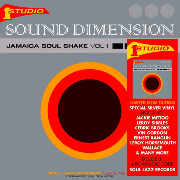 Sound Dimension : Jamaica Soul Shake Vol 1 (2xLP, Comp, Ltd, Sil)