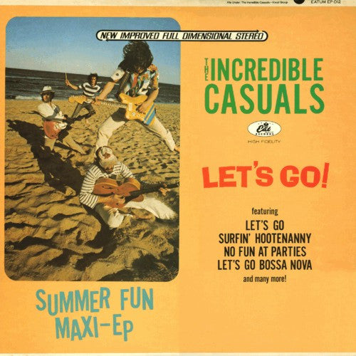 The Incredible Casuals : Let's Go! (12", EP)