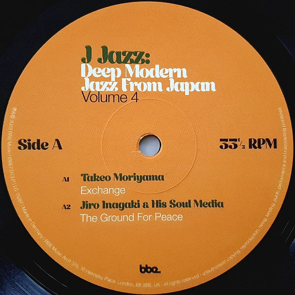 Various ~ J Jazz: Deep Modern Jazz From Japan (Volume 4) The Nippon Columbia Label 1968-1981 (Vinyl) - Djungel & Jazz