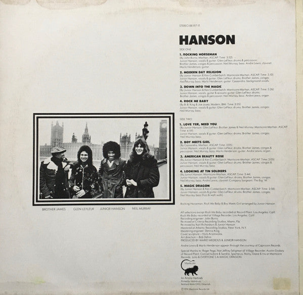 Hanson  ~ Magic Dragon (Vinyl) - Djungel & Jazz