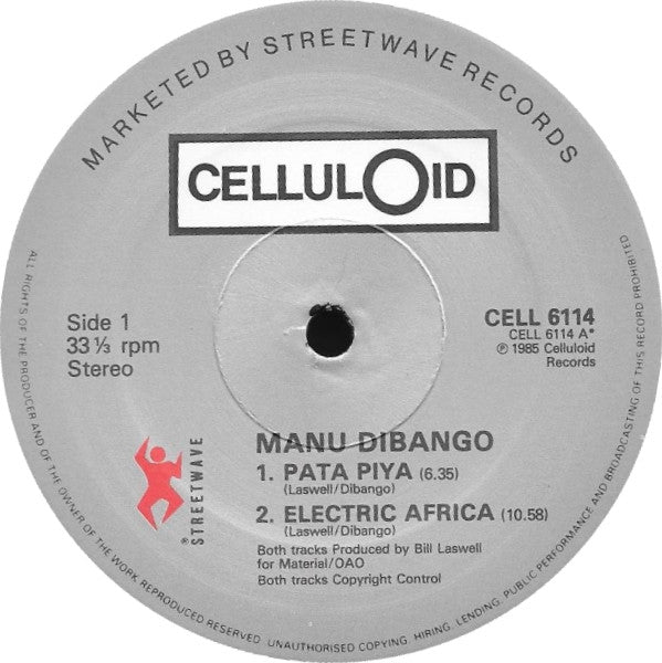 Manu Dibango : Electric Africa (LP, Album)