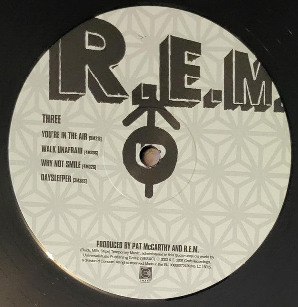 R.E.M. : Up (2xLP, Album, RE, RM, 25t)