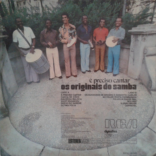 Os Originais Do Samba ~ É Preciso Cantar (Vinyl) - Djungel & Jazz