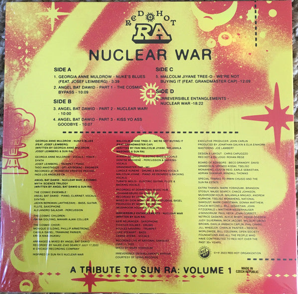 Various ~ Red Hot + Ra: Nuclear War (A Tribute To Sun Ra: Volume 1) (Vinyl) - Djungel & Jazz