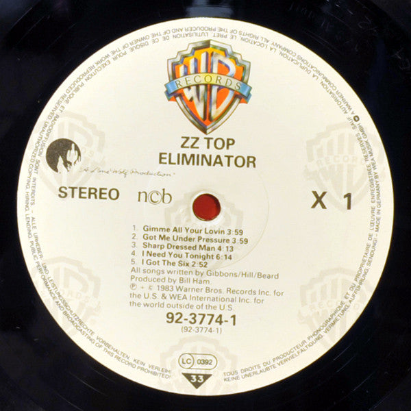 ZZ Top ~ Eliminator (Vinyl) - Djungel & Jazz