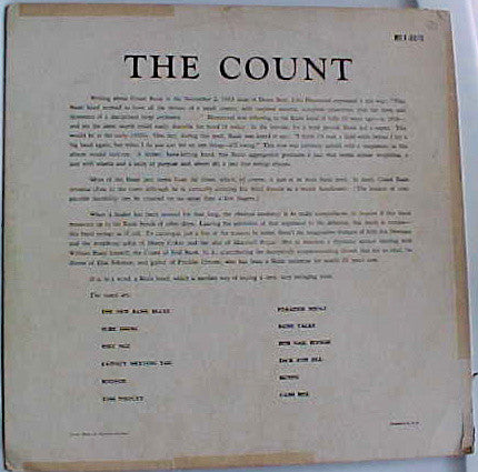 Count Basie ~ The Count! (Vinyl) - Djungel & Jazz