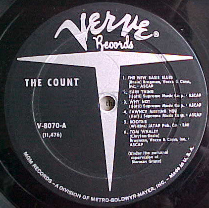 Count Basie ~ The Count! (Vinyl) - Djungel & Jazz