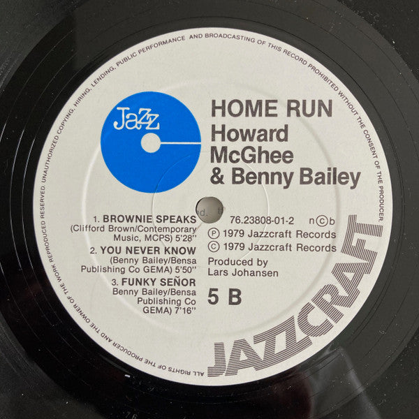 Howard McGhee & Benny Bailey ~ Home Run (Vinyl) - Djungel & Jazz