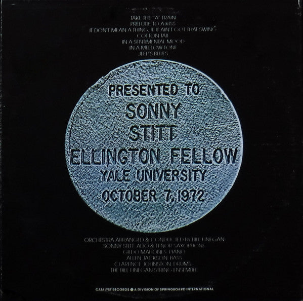 Sonny Stitt ~ A Tribute To Duke Ellington (With Strings) (Vinyl) - Djungel & Jazz