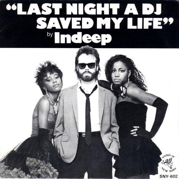 Indeep ~ Last Night A D.J. Saved My Life (Vinyl) - Djungel & Jazz