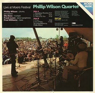 Phillip Wilson Quartet ~ Live At Moers Festival (Vinyl) - Djungel & Jazz