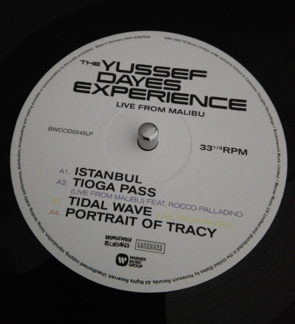 The Yussef Dayes Experience ~ Live from Malibu (Vinyl) - Djungel & Jazz