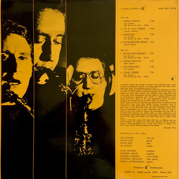 Lee Konitz ~ Jazz A Confronto 32 (Vinyl) - Djungel & Jazz