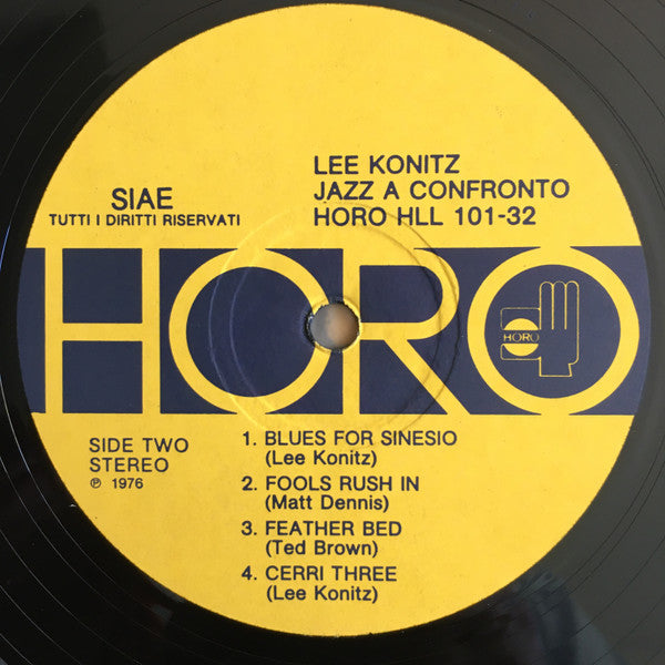 Lee Konitz ~ Jazz A Confronto 32 (Vinyl) - Djungel & Jazz