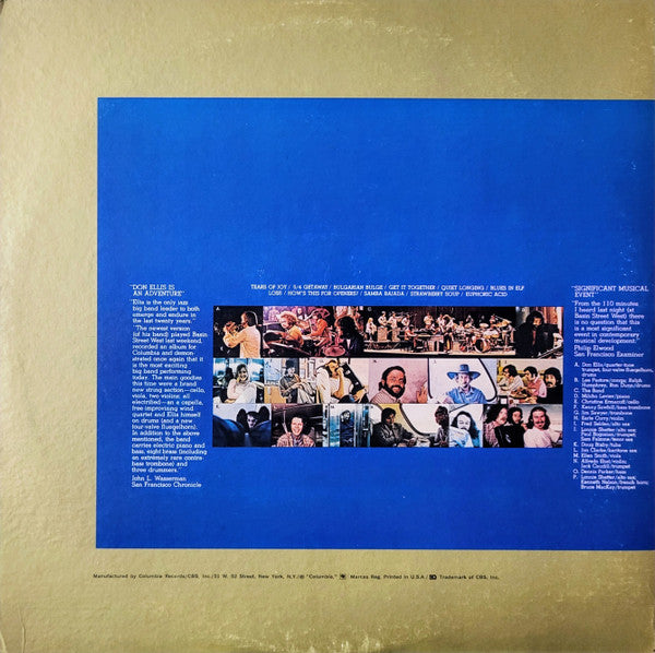 Don Ellis ~ Tears Of Joy (Vinyl) - Djungel & Jazz