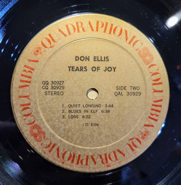 Don Ellis ~ Tears Of Joy (Vinyl) - Djungel & Jazz