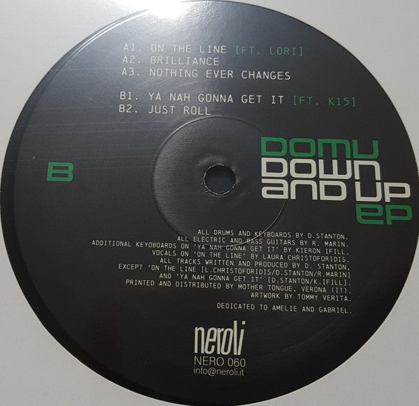 Domu ~ Down And Up EP (Vinyl) - Djungel & Jazz