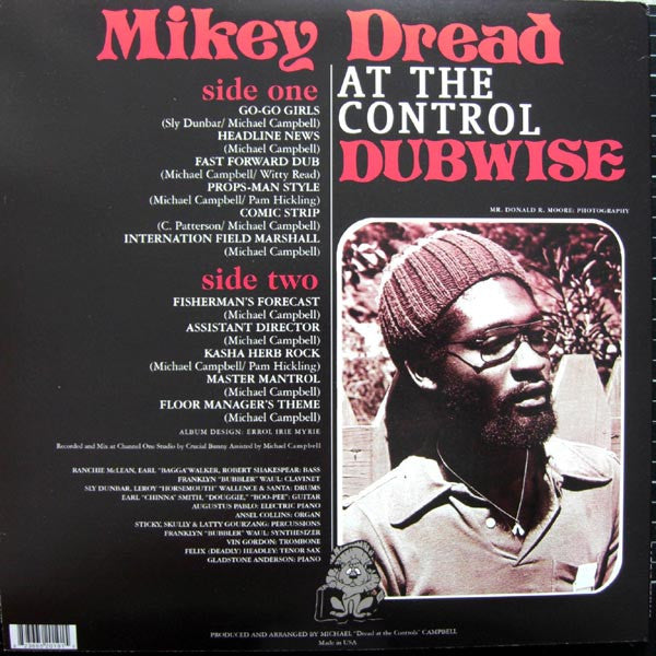 Mikey Dread : Dread At The Control Dubwise (LP, Album, RE)